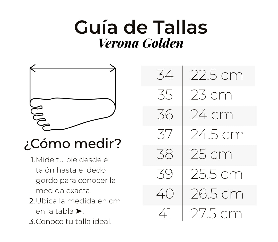 Guía de tallas